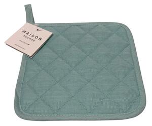 Maison Sucrée Presina Classica Trapuntata Essenziale var.03 Turchese 19x19cm Misto Lino
