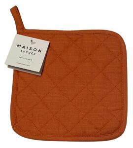 Maison Sucrée Presina Classica Trapuntata Essenziale var.06 Zucca 19x19cm Misto Lino