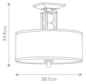 Elstead KL-CELESTIAL-SF - Lampadario a parete CELESTIAL 3xE27/100W/230V
