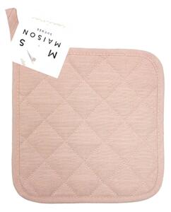 Maison Sucrée Presina Classica Trapuntata Essenziale var.05 Rosa Cipria 19x19cm Misto Lino