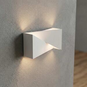 Applique da Parete 2xG9 a Clessidra in Gesso Pitturabile
