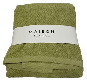 Maison Sucrée Asciugamani Viso e Ospite Pepe var.43 Pistacchio Spugna 100% Cotone