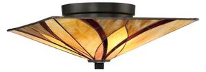 Elstead QZ-ASHEVILLE-F - Plafoniera Tiffany ASHEVILLE 2xE27/60W/230V