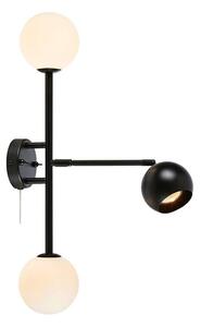 Lampada da parete nera, altezza 60 cm Beside - Markslöjd