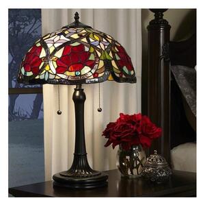 Elstead QZ-LARISSA-TL - Lampada da tavolo Tiffany LARISSA 2xE27/60W/230V