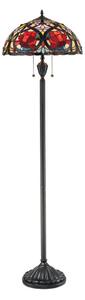 Elstead QZ-LARISSA-FL - Lampada da terra Tiffany LARISSA 2xE27/100W/230V