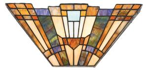 Elstead QZ-INGLENOOK-WU - Applique da parete Tiffany INGLENOOK 2xE14/60W/230V
