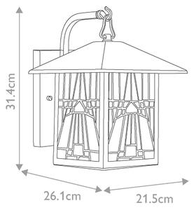 Elstead QZ-INGLENOOK2-M-Applique da esterno INGLENOOK 1xE27/60W/230V IP44