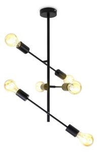 B.K. Licht 1344 - Lampadario su palo 6xE27/60W/230V