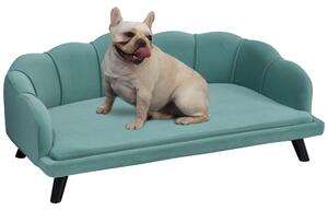 PawHut Divano per cane taglia media e grande, cuscino imbottito rimovibile lavabile, 98.5 x 60.5 x 35.5cm