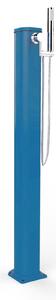 Doccia Solare da Esterno Giardino 20L Miscelatore e Doccetta Mobile Arkema Jolly Go, Dimensioni 18,5x20x h 115 cm colore Elettric Blue