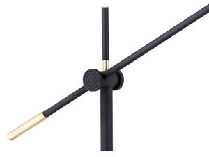 Argon 4732 - Lampada da terra NASHVILLE 1xE27/15W/230V nera