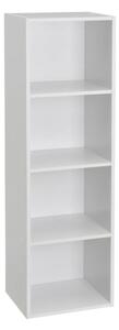 Libreria bianca 30x106x24 cm Cube – Casa Selección