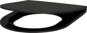 Delabie WC-Sitz Slim S21 schwarz Duroplast mit Deckel