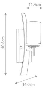 Elstead QZ-KYLE1 - Applique KYLE 1xE27/100W/230V