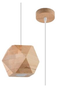 Sollux SL.1011 - Lampadario a sospensione con filo WOODY 1xGU10/40W/230V