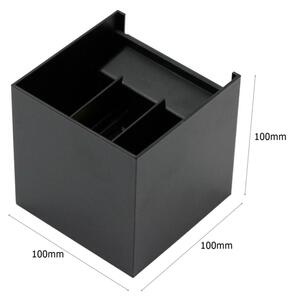 Applique da esterno a LED 2xLED/3W/230V IP54 nero
