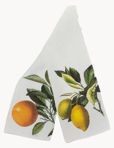 Set di 2 strofinacci in lino Orange & Lemon