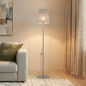 Lampada da terra Elizabeth TK Lighting, Crema / Ambra, Soggiorno / Sala da pranzo, Tessuto / Stoffa / Seta, Moderno, Lampada da terra