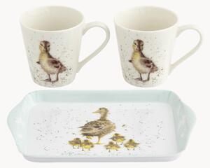 Set tazza e vassoio Lovely Mum 3 pz