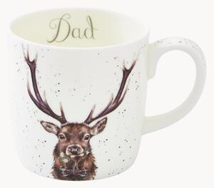 Tazza in Fine Bone China Dad Stag