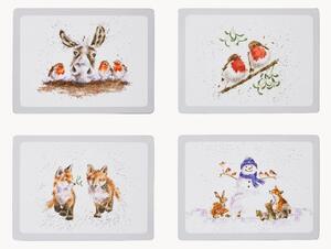 Set di 4 tovagliette Xmas