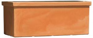 Cassetta portafiori Siepi EURO3PLAST in plastica colore terra di siena H 41 cm, L 100 x P 47 cm