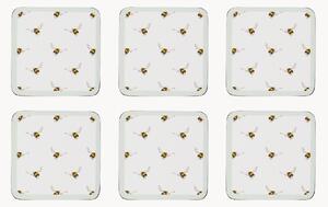 Set di 6 sottobicchieri Bee