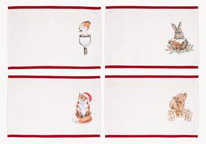 Set di 4 tovagliette Frost-Kissed Friends