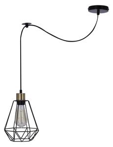 Lampadario a sospensione con filo PRIMO 1xE27/60W/230V ragno