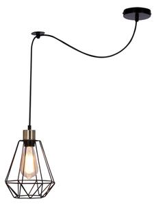 Lampadario a sospensione con filo PRIMO 1xE27/60W/230V ragno