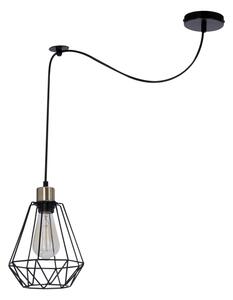 Lampadario a sospensione con filo PRIMO 1xE27/60W/230V ragno