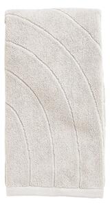 Asciugamano in spugna di cotone grigio chiaro 50x100 cm Time - Zone
