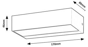 Rabalux 7935 - Applique LED da esterno HALDEN LED/10W/230V IP65