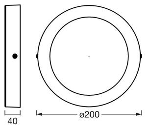 Ledvance - Plafoniera LED dimmerabile ORBIS LED/12W/230V 3000-6500K Wi-Fi