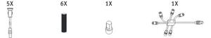 Paulmann 98892 - Estensione SET 5X LED/0,16W IP67 Luce da incasso MICRO 12V