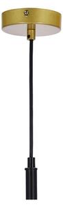Lampadario a sospensione con filo DUO 3xE14/40W/230V oro/nero