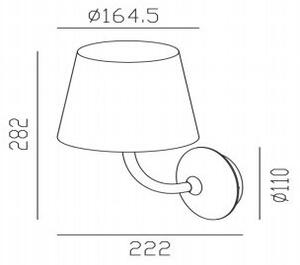 Gardino LX1791 - LED Applique da esterno VIOLA LED/7W/230V IP65
