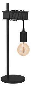 Eglo 43714 - Lampada da tavolo TOWNSHEND 1xE27/10W/230V nera
