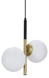 Lampadario a sospensione con filo DUO 2xE14/40W/230V oro/nero