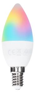 LED RGBW Lampadina C37 E14/4,8W/230V 3000K + telecomando - Aigostar