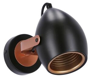 Luce Spot ANICA 1xE14/40W/230V nero/rame