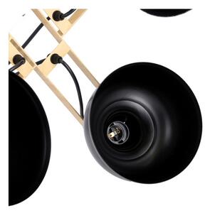 Lampadario a sospensione con filo RENO 4xE27/40W/230V nero/marrone