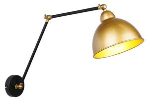Applique TRUCK 1xE27/40W/230V oro/nero