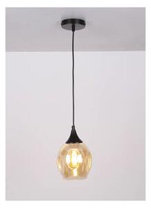 Lampadario a sospensione con filo ASPA 1xE27/40W/230V nero