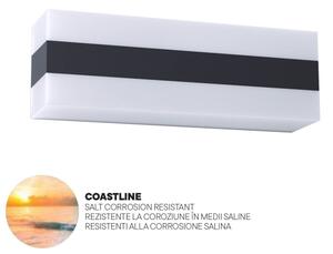 Redo 90330 - LED Applique da esterno KODIAK LED/12W/230V IP65 bianco/nero