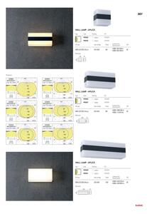 Redo 90322 - LED Applique da esterno KODIAK LED/5W/230V IP65 bianco/nero