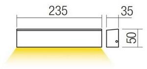 Redo 90395 - LED Applique da esterno OMNIA LED/12W/230V 3000K IP54 marrone