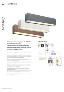 Redo 90395 - LED Applique da esterno OMNIA LED/12W/230V 3000K IP54 marrone