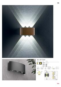 Redo 90227 - LED Applique da esterno FABO LED/6W/230V 3000K IP54 marrone